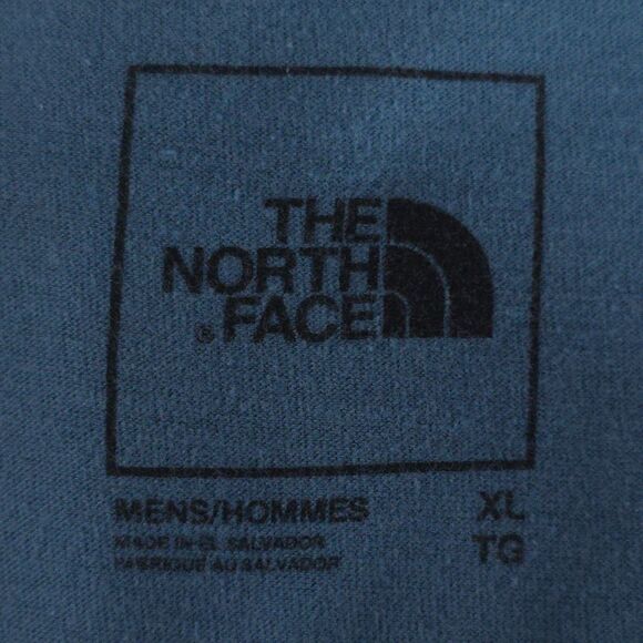 The North Face Men's XL Aqua Blue Simple Dome Never Stop Exploring T-Shirt Size - Picture 6 of 7